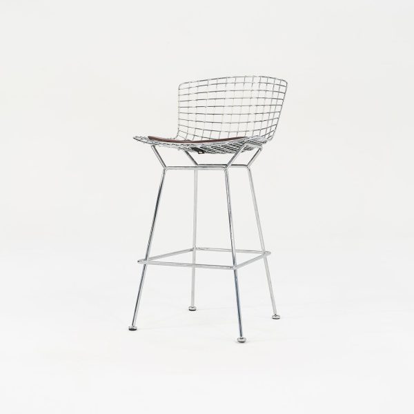 2009 Bertoia Bar Stool, Model 428C by Harry Bertoia for Knoll 4x Available For Cheap