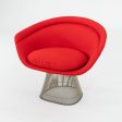 1975 Pair of Warren Platner for Knoll Lounge Chairs with New Red Upholstery For Discount