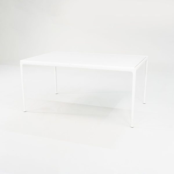 2010s 1966 Collection Dining Table, 1966-28H by Richard Schultz for Knoll in White with White Top Fashion