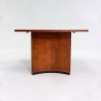 1960s Walnut Dining Table Attributed to Jack Cartwright for Founders with Leaves, 72-112 in on Sale