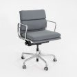 2010s Soft Pad Management Chair, EA435 by Ray and Charles Eames for Herman Miller in Grey Fabric Sale