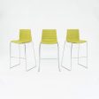 2010s Lievore Altherr Molina for Arper Catifa 46 Upholstered Bar Stool in Green Fabric 3x Available Supply