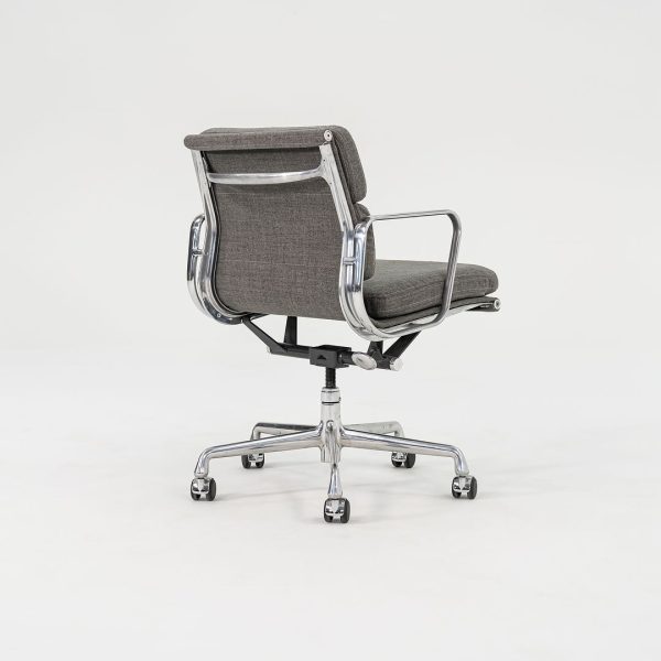 2010s Soft Pad Management Chair, EA435 by Ray and Charles Eames for Herman Miller in Grey Fabric 4x Available on Sale