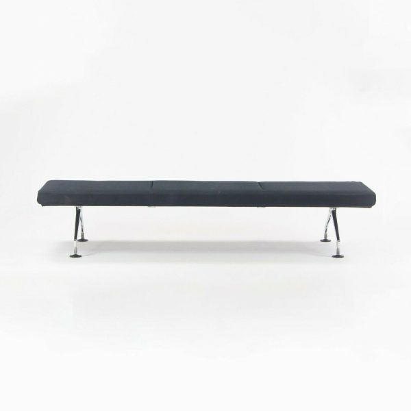 1989 Antonio Citterio for Vitra Area Montage Daybed Bench Sofa w  Black Fabric For Sale