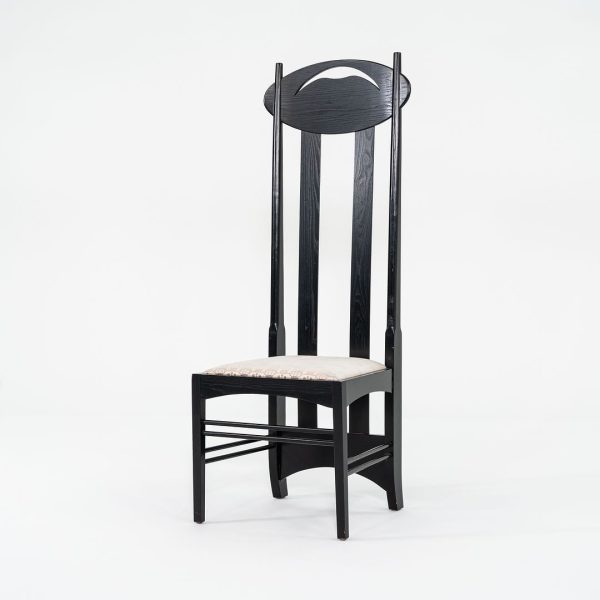 1980s Pair of Charles Rennie Mackintosh Argyle Chairs by Gordon International Sale