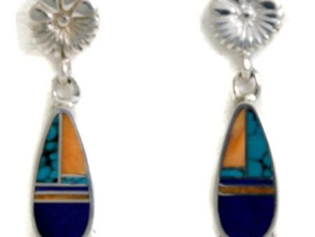 Ray Tracey Inlaid Earrings Hot on Sale