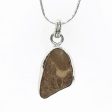 Beach Stone Sterling Silver Necklace For Sale