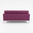 2015 Florence Knoll Settee Sofa, Model 1205S2 by Florence Knoll for Knoll in Purple Fabric Online Hot Sale