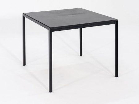 1950s Florence Knoll T Angle Square Dining Table with Black Laminate   Formica Top on Sale