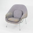 1960s Eero Saarinen for Knoll Womb Lounge Chair and Ottoman for Reupholstery, Model 70L Discount