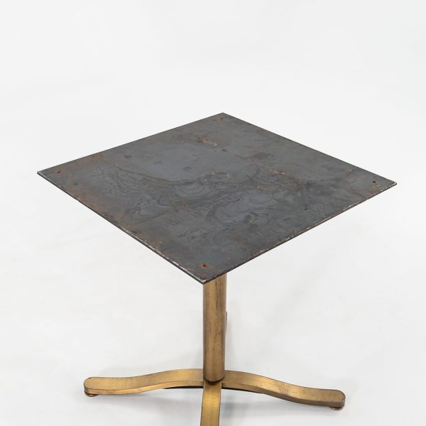 1980s Alpha Table Base by Nicos Zographos for Zographos Designs Bronze 8x Available Online now