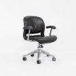 1990s Bill Stumpf for Herman Miller Equa Office   Desk Chair in Leather and Polished Aluminum 11x Available Online Sale