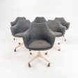 1960s Executive Desk Chair, Model 150UDS by Eero Saarinen for Knoll in Fiberglass, Aluminum, and Blue Fabric, 6x Available Online Hot Sale