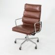 1996 Herman Miller Eames Soft Pad Executive Desk Chair in Brown Leather 8x Available For Discount