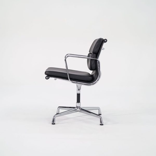 2000 Soft Pad Management Chair, EA208 by Charles and Ray Eames for Vitra in Black Leather 10x Available Discount