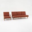 1950s Three Seat Slatted Settee Sofa by George Nakashima in Black Walnut Online now