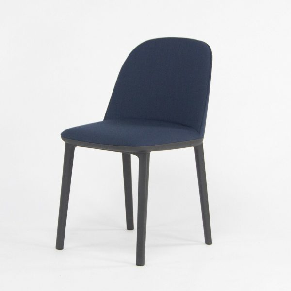 2018 Vitra Softshell Side Chair w  Dark Blue Fabric by Ronan & Erwan Bouroullec Sale