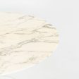 2006 Eero Saarinen for Knoll 47  Tulip Dining Table in Arabescato Marble Cheap