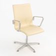 2008 Oxford Chair, Model 3291W by Arne Jacobsen for Fritz Hansen in Ivory Leather 6x Available Online Hot Sale