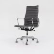 2016 Aluminum Group Executive Desk Chair, EA337 by Ray and Charles Eames for Herman Miller in Grey Leather 3x Available Cheap