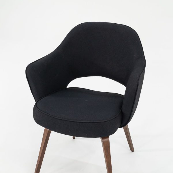 2018 Saarinen Executive Chair with Arms, 71A by Eero Saarinen for Knoll in Oak with Fabric Upholstery Cheap