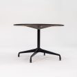 2011 Herman Miller Eames Contract Dining   Cafe Table with 42 inch Round Faux Oak Top 3x Available Hot on Sale