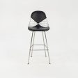 2010s Eames Wire Stool by Ray and Charles Eames for Herman Miller Steel, Leather, Padding, Plastic Online Sale