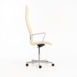 2008 Oxford Chair Model 3272 by Arne Jacobsen for Fritz Hansen in Ivory Leather 10x Available Fashion