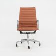 2010s Herman Miller Eames Aluminum Group Executive Desk Chair in Cognac Leather Online