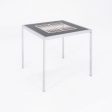 1970s Maison Jansen Backgammon Game   Dining Table in Chrome and Glass 32 in Online