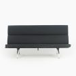 2006 Herman Miller by Ray and Charles Eames Sofa Compact Black Fabric Upholstery Online now