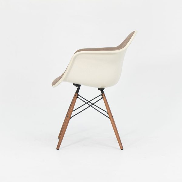 2018 DAW Dining Chair by Ray and Charles Eames for Herman Miller in Fabric and Fiberglass 6x Available Supply