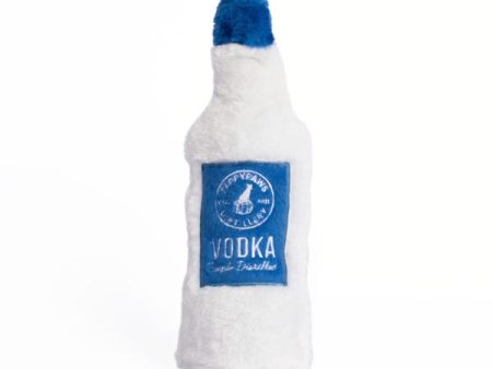 ZippyPaws Happy Hour Crusherz Vodka Plush Dog Toy on Sale