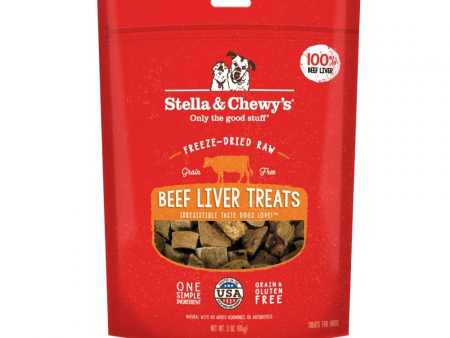 Stella & Chewy s Freeze-Dried Raw Beef Liver Dog Treats Online now