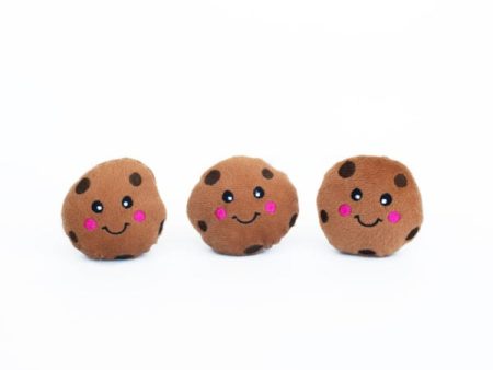 ZippyPaws Miniz Cookies 3-Pack Plush Dog Toys Sale