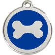 Red Dingo Enamel Dog ID Tags Bone 11 Colours on Sale