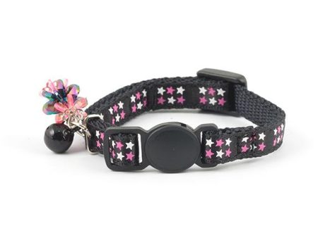 Ancol Kitten & Small Cat Collar Stars Black Online now