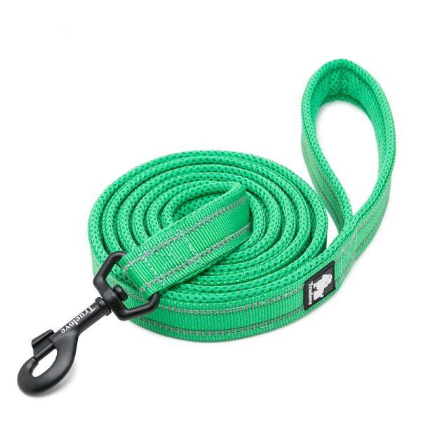 Truelove Dog Puppy Leads Airmesh Reflective 1.1m Green 4 Sizes on Sale