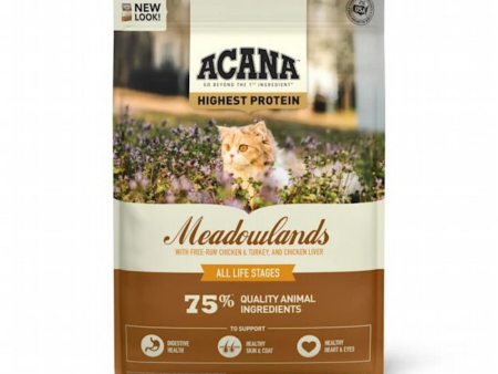 ACANA Highest Protein Meadowlands Dry Cat Food For Discount