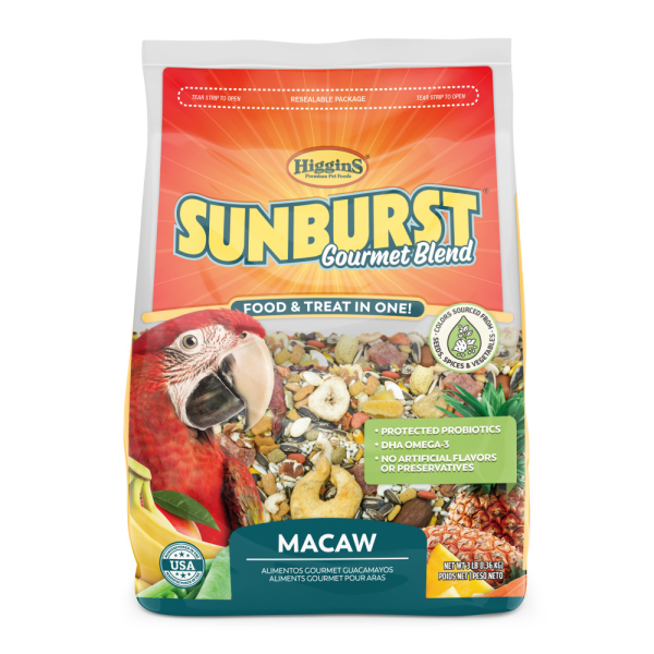 Higgins Sunburst Gourmet Blend Macaw Food Discount