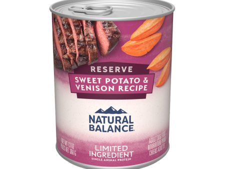 Natural Balance L.I.D. Limited Ingredient Diets Sweet Potato & Venison Canned Dog Food Online Sale