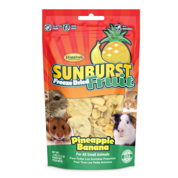 Higgins Sunburst Freeze Dried Fruit Pineapple Banana Treat on Sale