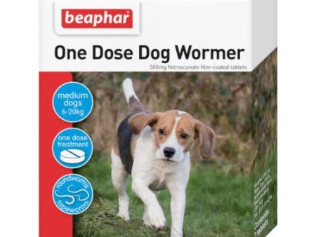 Beaphar One Dose Dog Wormer (6-20kg) Online now