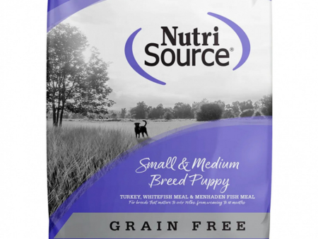 NutriSource Grain Free Small & Medium Breed Puppy Recipe Dry Dog Food For Cheap