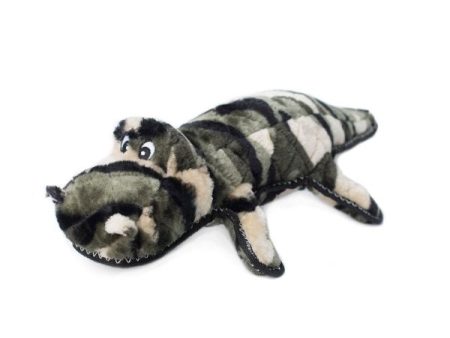 ZippyPaws Z-Stitch Camron the Camo Gator Plush Dog Toy For Sale