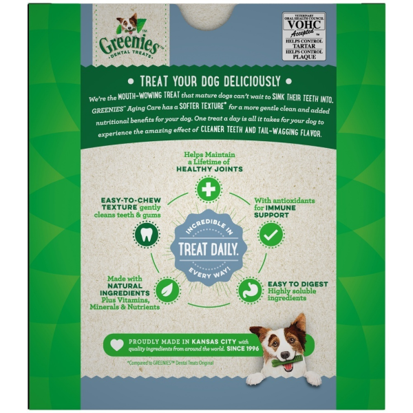 Greenies Aging Care Large Dental Care Dog Treats Online Sale