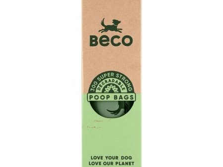 Beco Unscented Degradable 300 Poop Bags XL Roll Discount