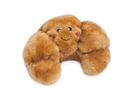 ZippyPaws NomNomz Plush Crossant Dog Toy on Sale