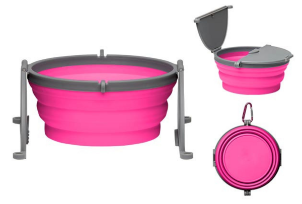 Loving Pets Pink Bella Travel Bowl Online Hot Sale