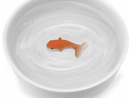 Goldfish Ceramic Water Bowl for Cats Sale